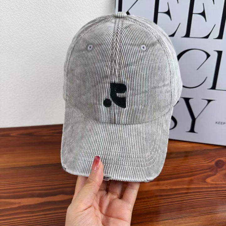 Women's Velvet Textured Baseball Cap Kalsten