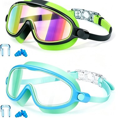 Swim protection goggles with adjustable nose piece and anti-fog technology Kalsten