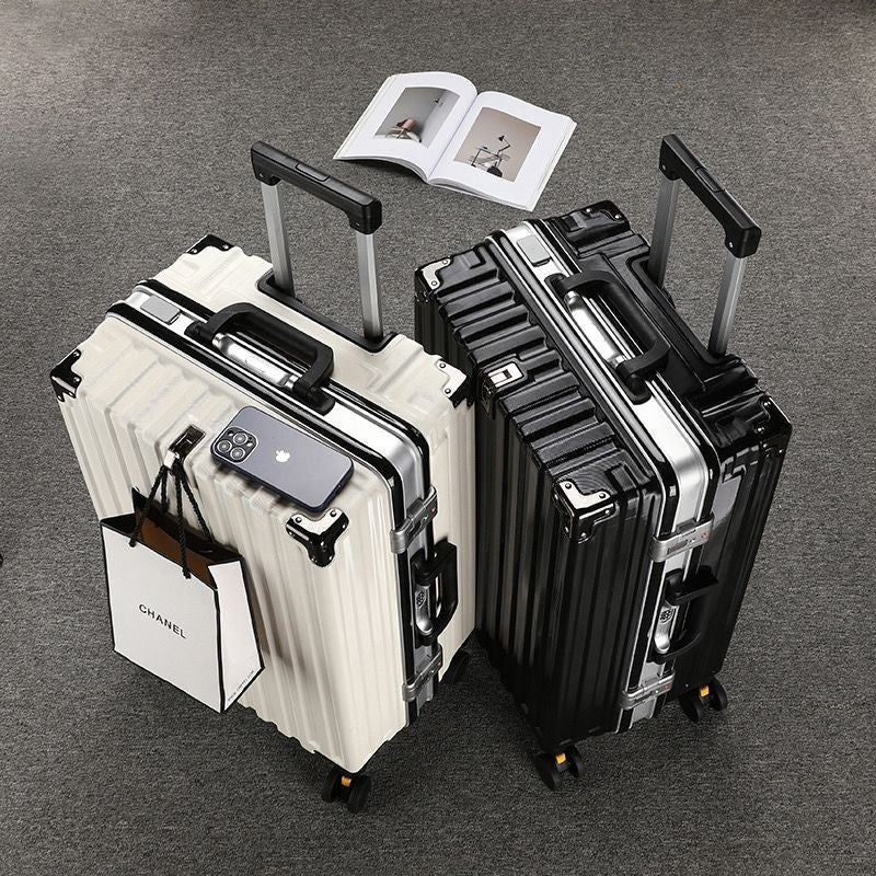 Hard-shell travel suitcase with spacious interior and high-quality rolling system Kalsten