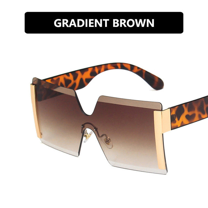 Women futuristic oversized sunglasses with striking design Kalsten