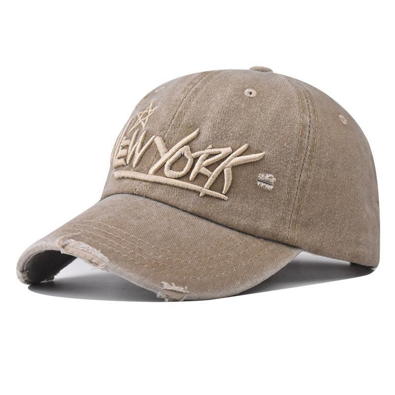 Men's Distressed Casual Embroidered Cap Kalsten