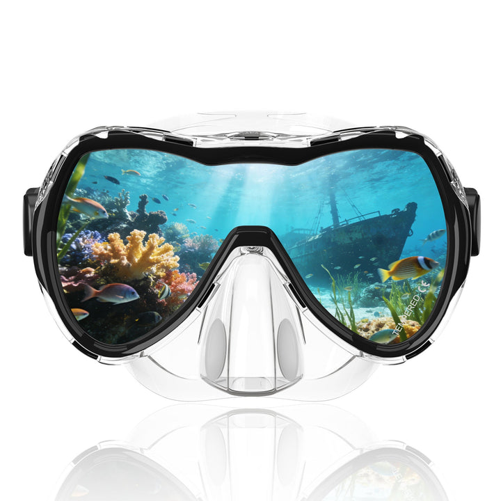 Diving mask with wide field of vision by Kalsten
