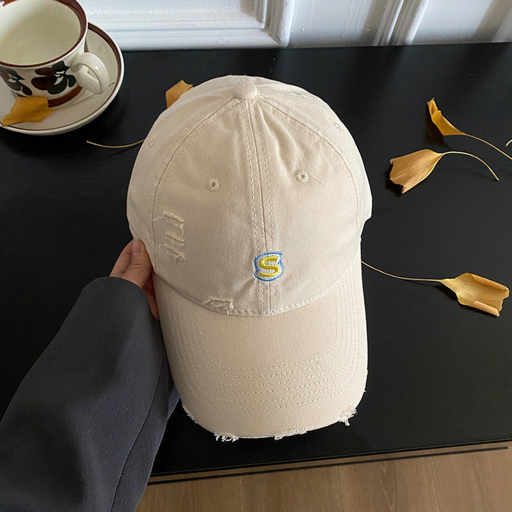 Unisex Distressed Embroidered Baseball Cap Kalsten