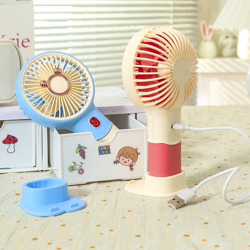 Ladies Portable Handheld Fan with Cute Animal Design Kalsten