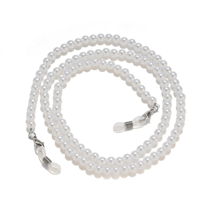 Pearl necklace with practical chain holder Kalsten