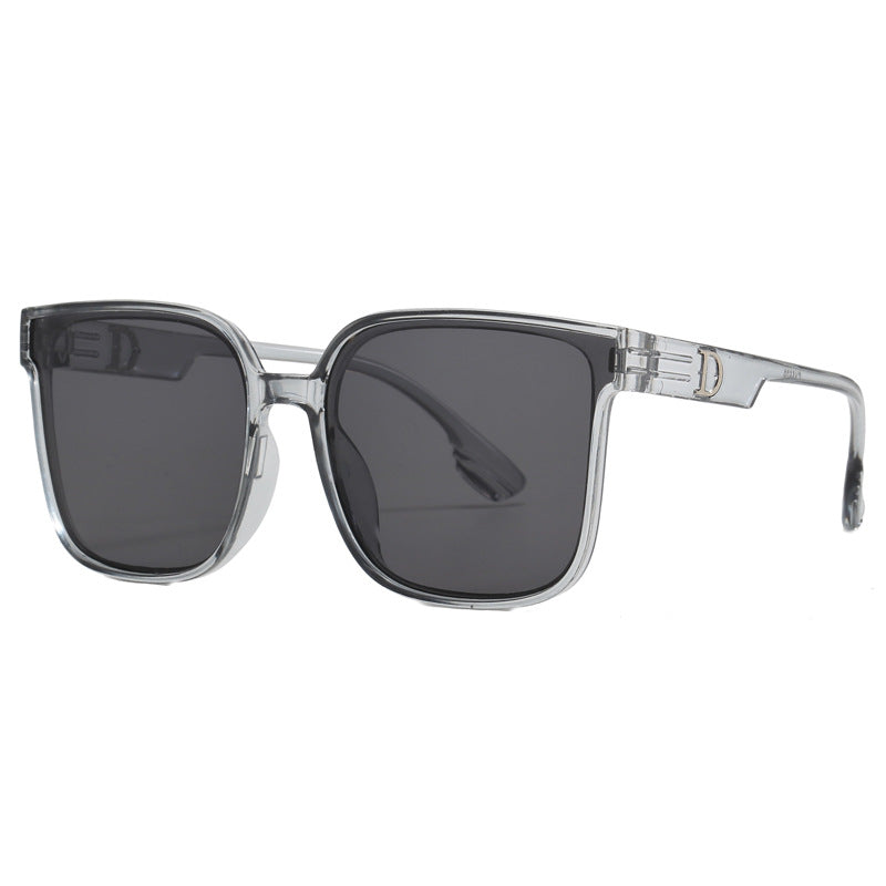 Women stylish square sunglasses with transparent frame Kalsten