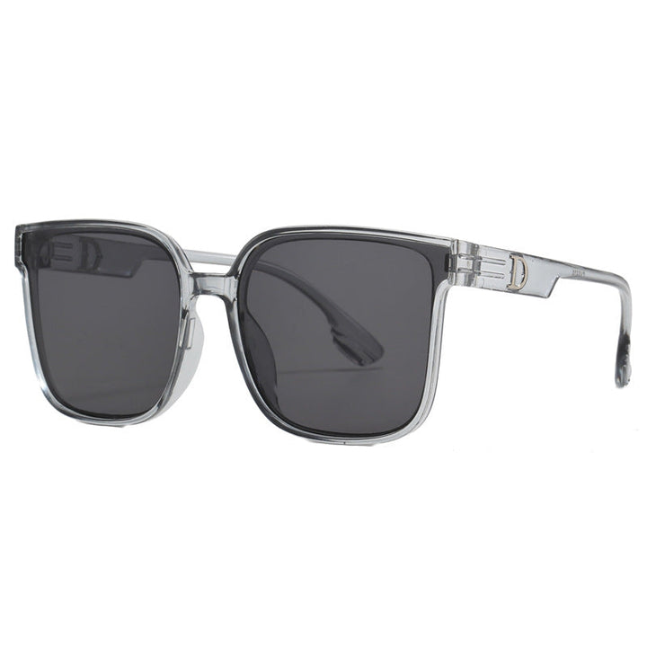 Women stylish square sunglasses with transparent frame Kalsten