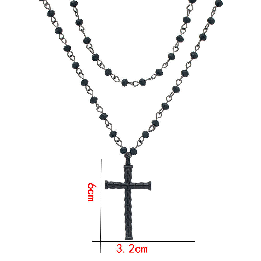 Layered Crystal Moon Jewelry Set Kalsten
