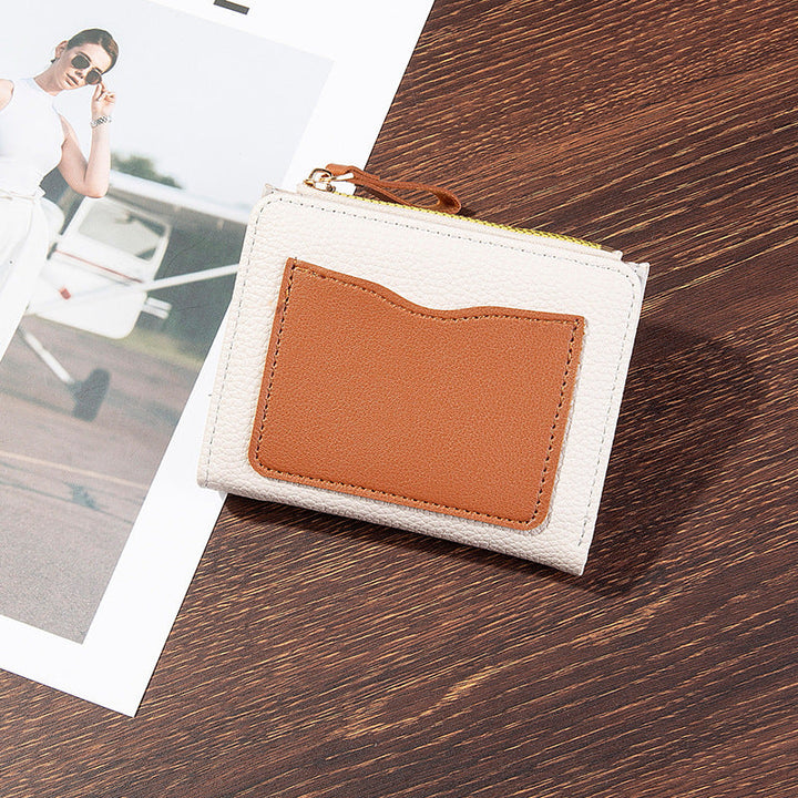 Compact Textured Zipper Wallet Kalsten