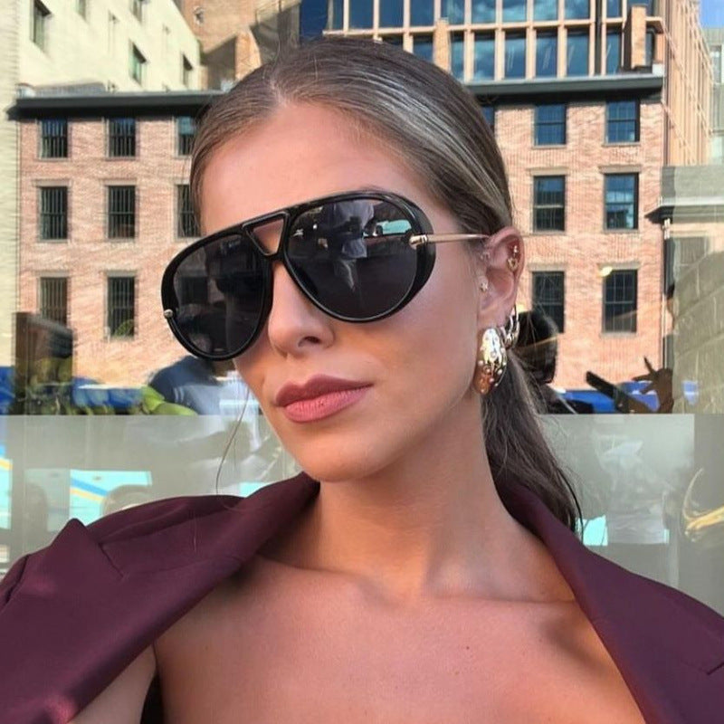 Women Oversized Sunglasses in fashionable Retro Design Kalsten