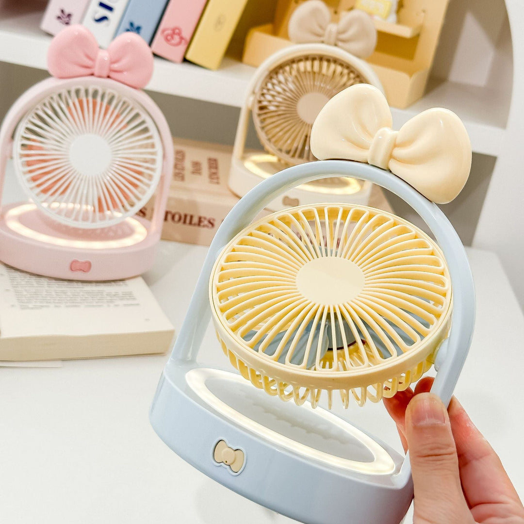 Unisex Portable Mini Fan in Elegant Flower Design Kalsten