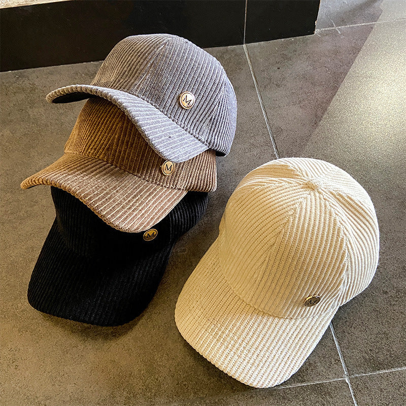 Women's Textured Corduroy Baseball Cap Kalsten