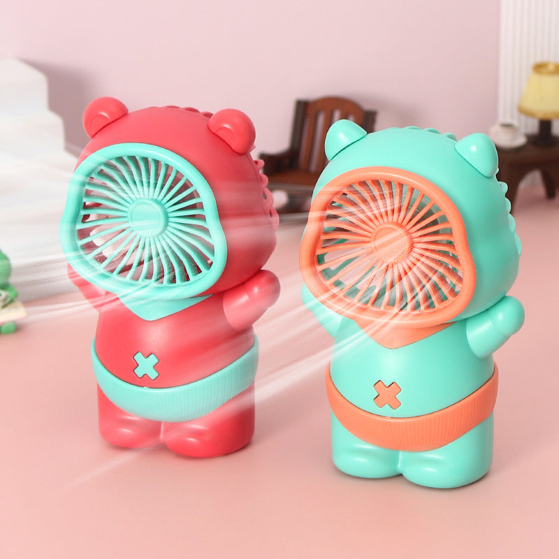 Unisex Portable Mini Fan in playful Bear Design Kalsten