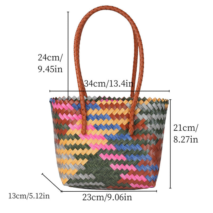 Woven Material Handbag Kalsten