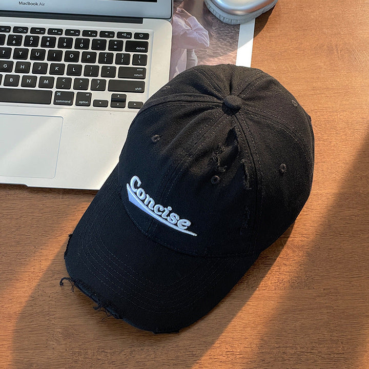 Women's Distressed Casual Cotton Cap Kalsten