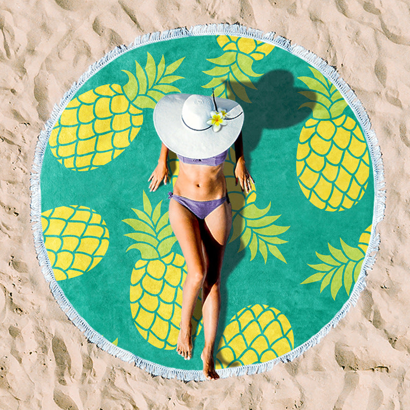 Rundstrand towel with unique sunset design Kalsten