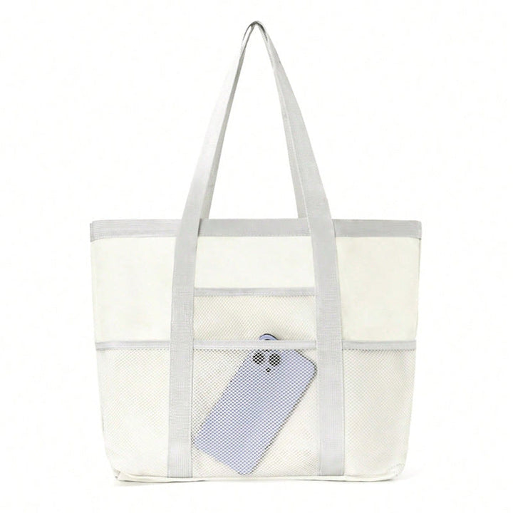Multifunctional shopping bag with practical outer pockets Kalsten