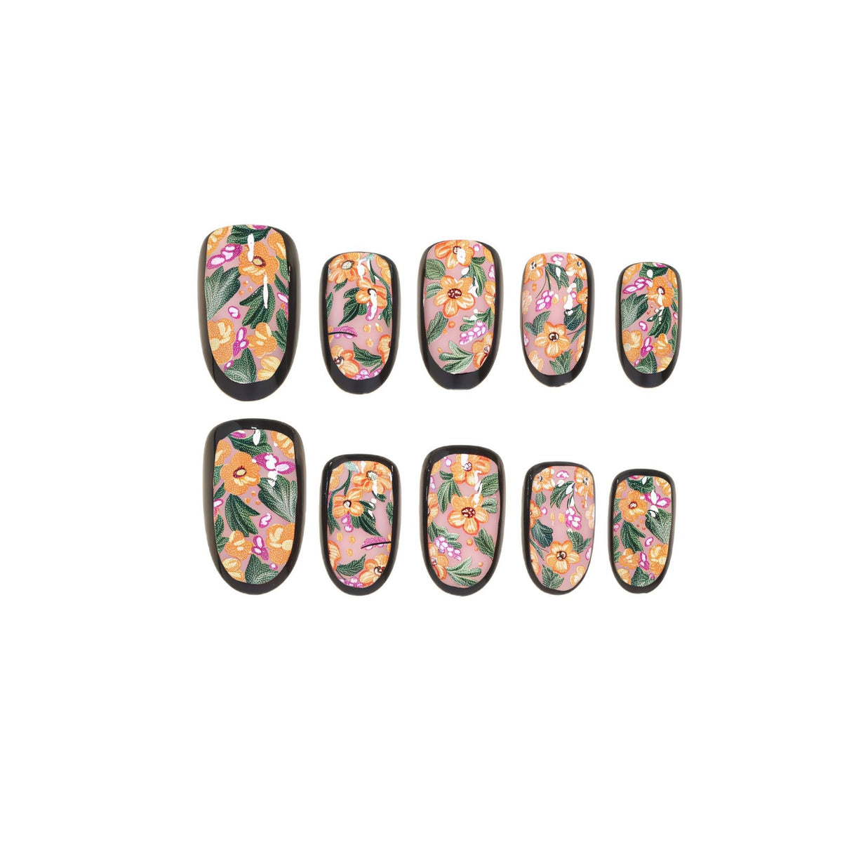 Seasonal Themed Press-On Nail Art Set Acalora