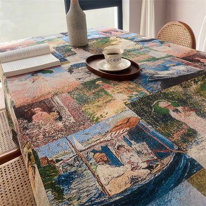 Artistic Collage Tablecloth