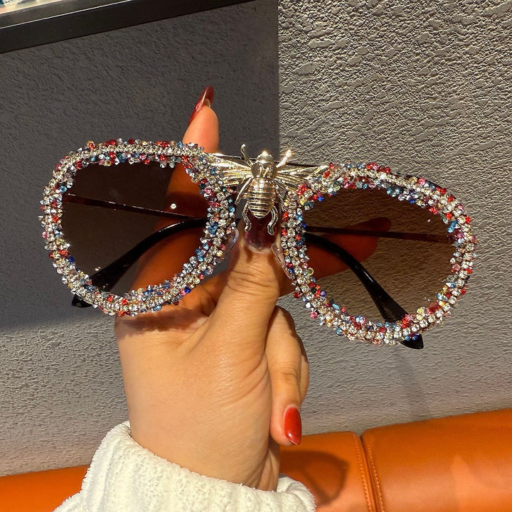 Women's Glamorous Statement Sunglasses with Unique Insect Design Kalsten
