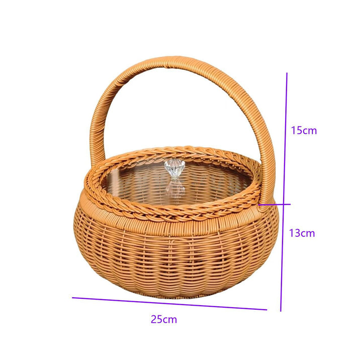 Handcrafted Woven Picnic Basket Kalsten