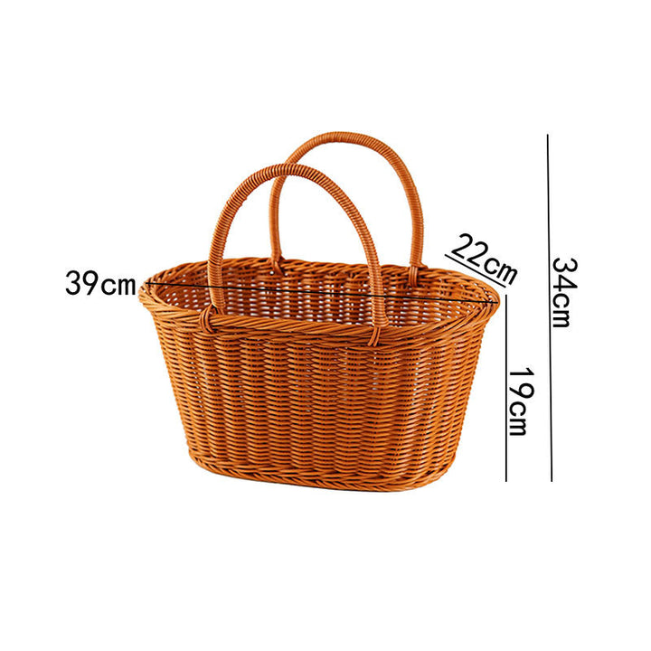 Women's Handwoven Basket with Practical Carry Handles Kalsten
