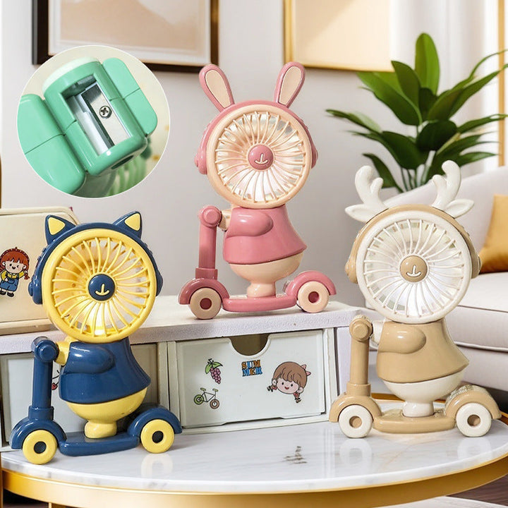 Women Portable Handheld Fan in Creative Animal Design Kalsten