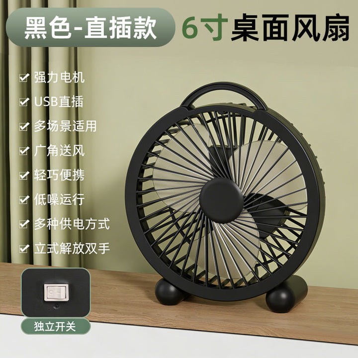 Unisex table fan with USB charging function and flexible tilt mechanism Kalsten