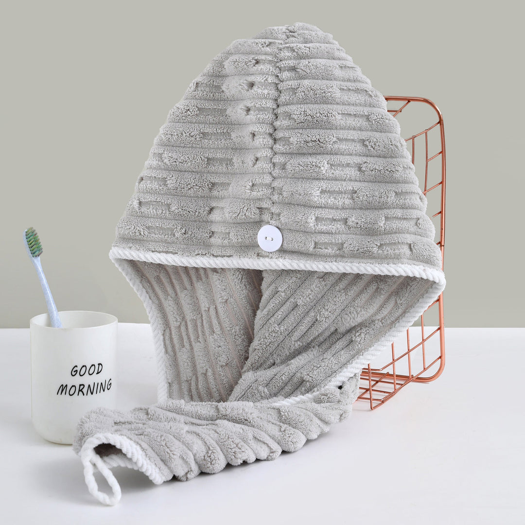 Ladies cozy bathrobe with hood Kalsten