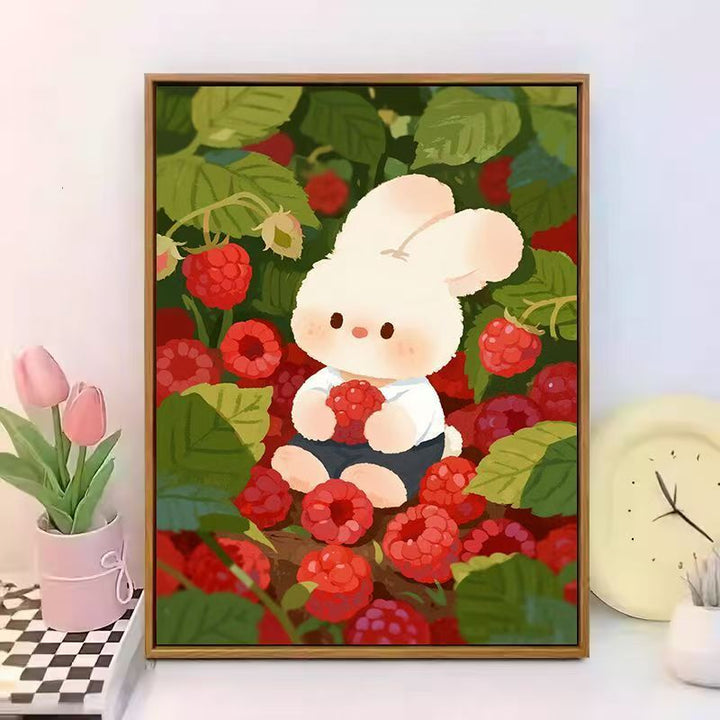 Cute Bunny-Themed Canvas Wall Art Kalsten