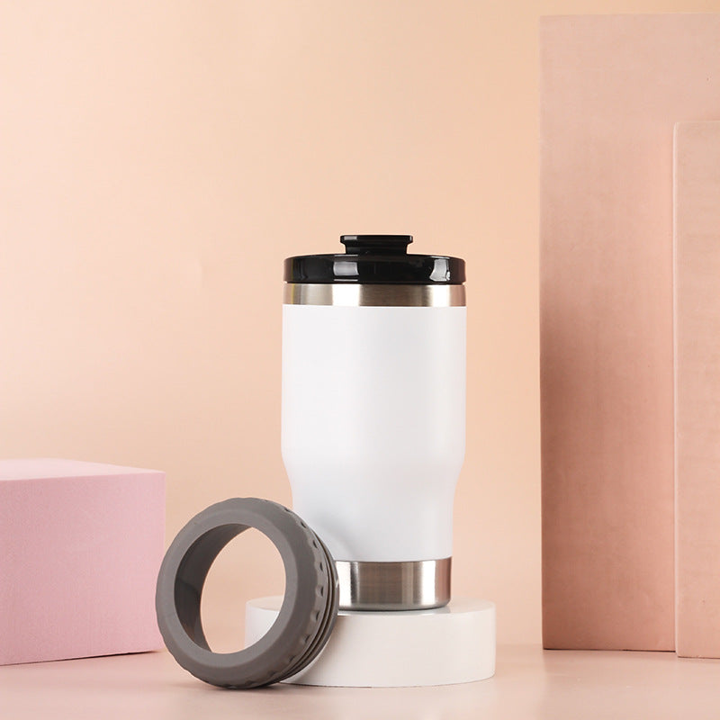 Women Insulated Travel Mug with Non-Slip Silicone Ring Kalsten