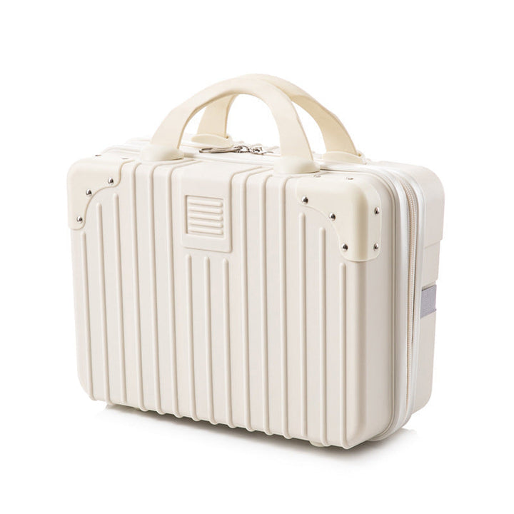 hard-shell cosmetic travel case with double top handles and reinforced corner protectors Kalsten