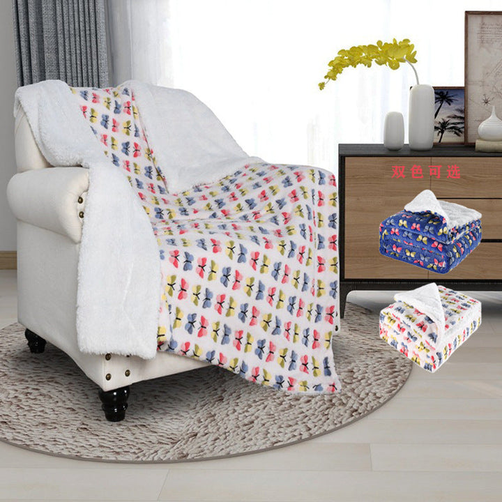 Women's Fleece Blanket with Reversible Design Kalsten