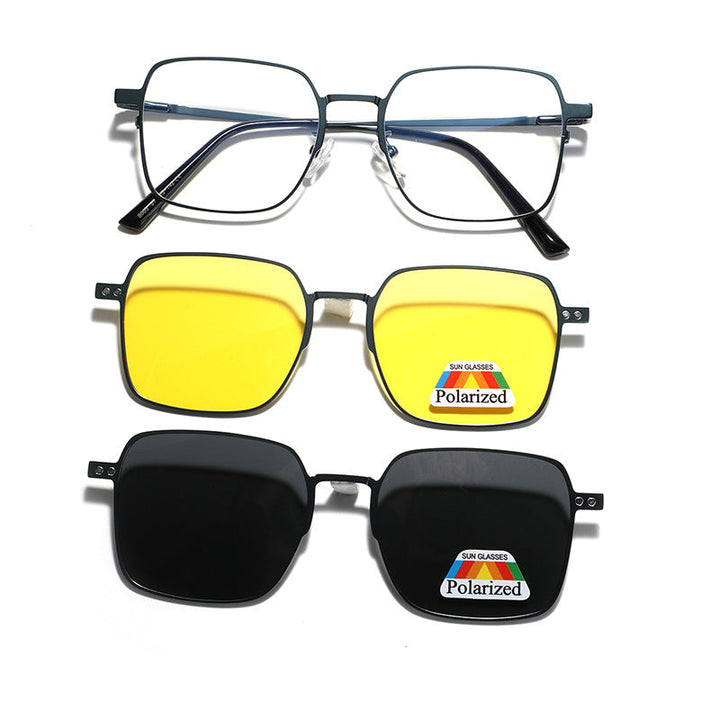 Women's versatile, fashionable sunglasses with interchangeable polarizing lenses Kalsten