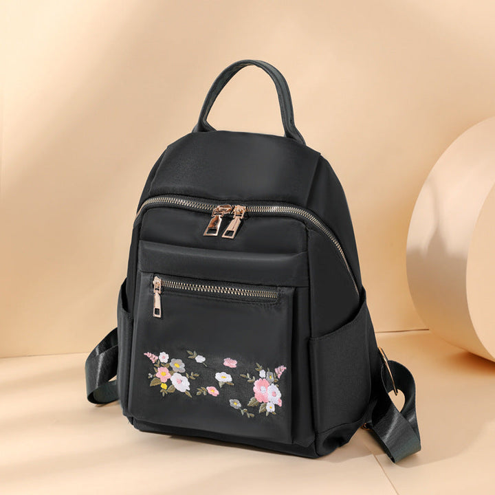 Floral Embroidered Backpack Kalsten