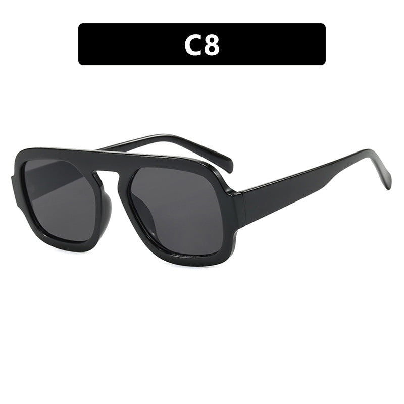Women's modern oversized sunglasses in angular design Kalsten