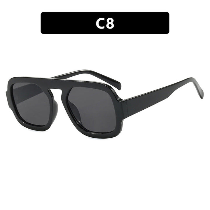 Women's modern oversized sunglasses in angular design Kalsten