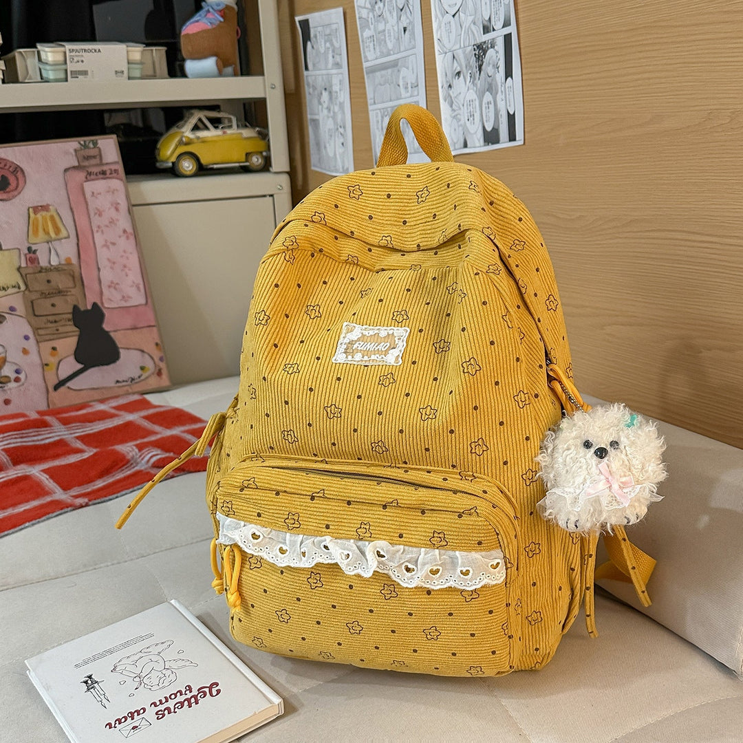Decorative Embellished School Backpack