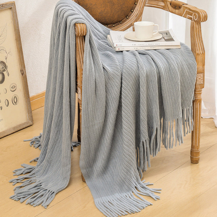 Ladies cozy knit blanket Kalsten