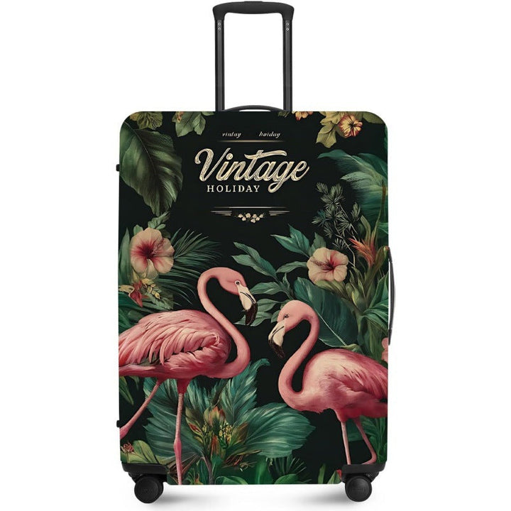 Unisex nan elastic suitcase cover with UV-resistant motif print and zip opening Kalsten