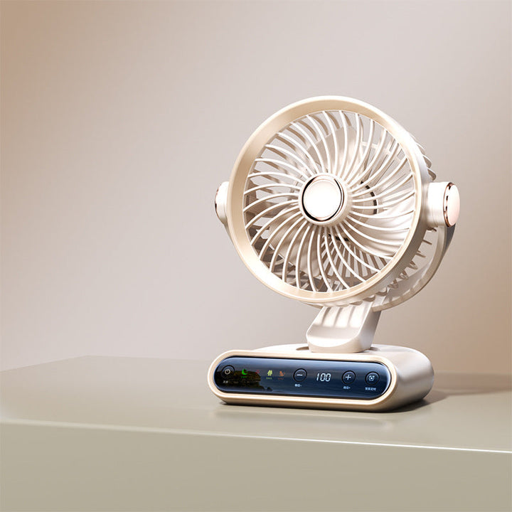 Ladies Portable Table Fan with Multiple Speed Settings and Intelligent Hygrostat Kalsten