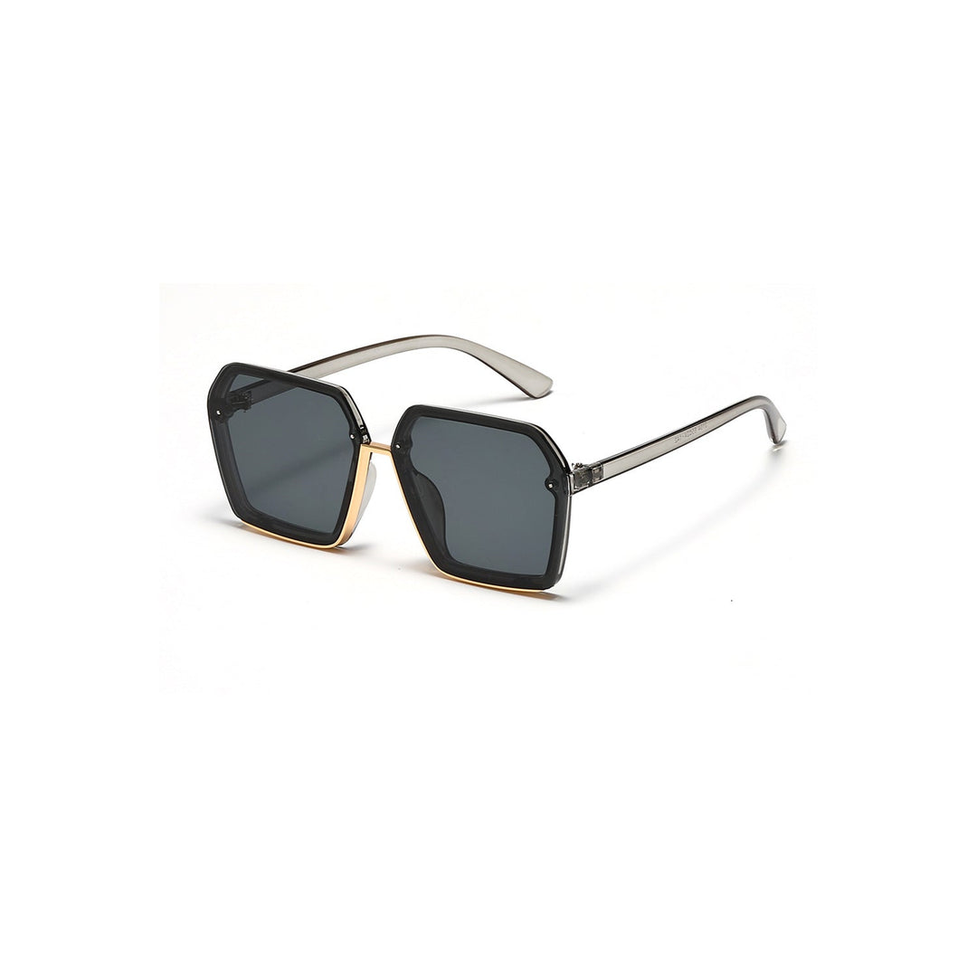 Women's creative oversized sunglasses with unique geometry Kalsten
