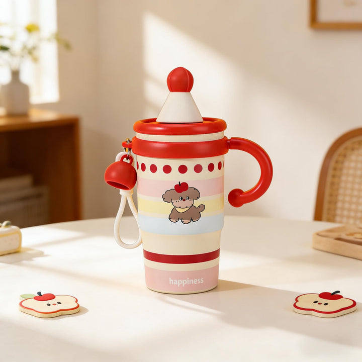 Ladies colorful and creative drinking cups with lid Kalsten