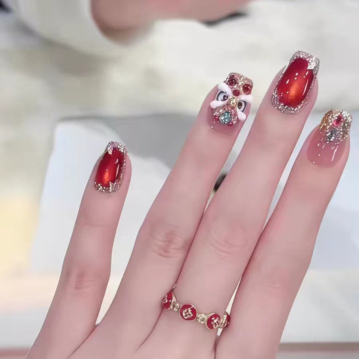 Luxury Decorative Press-On Nails Kalsten