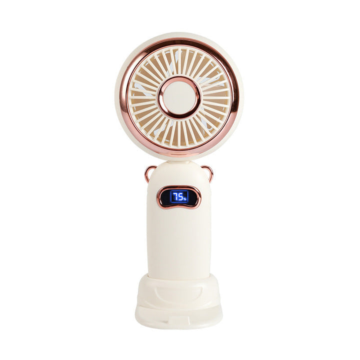 Unisex Portable Mini Hand Fan with Digital Control Kalsten