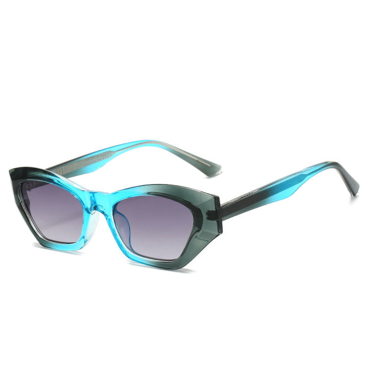 Ladies Cat-Eye Sunglasses with Modern Transparent Accents Kalsten