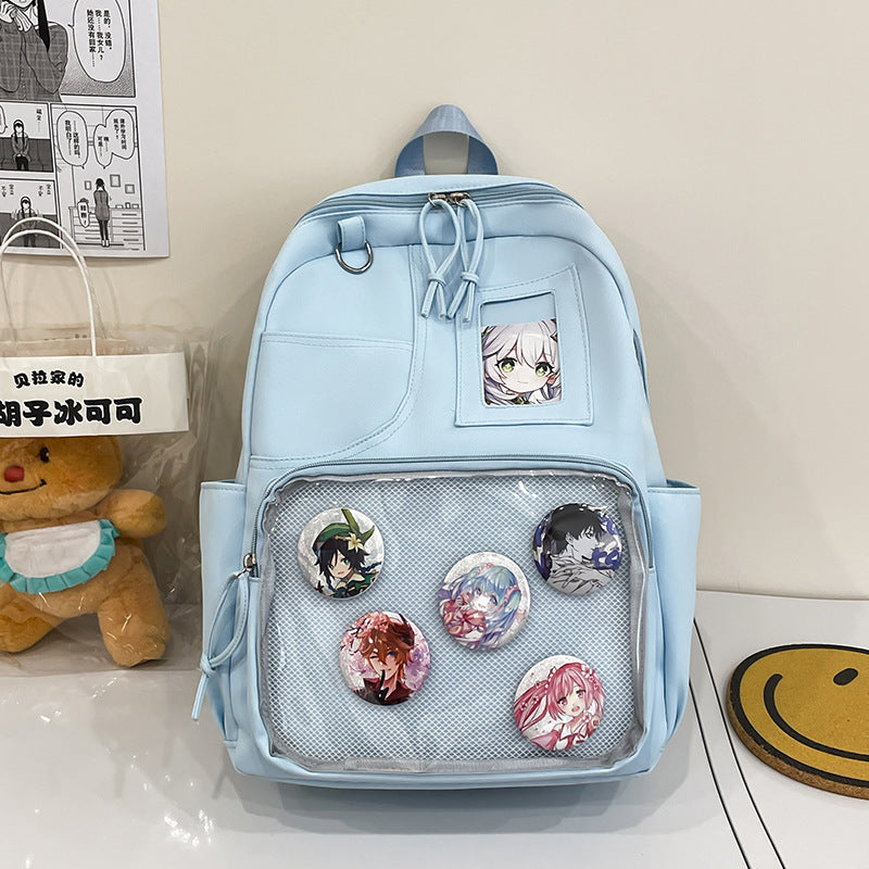 Anime Character-Themed School Backpack