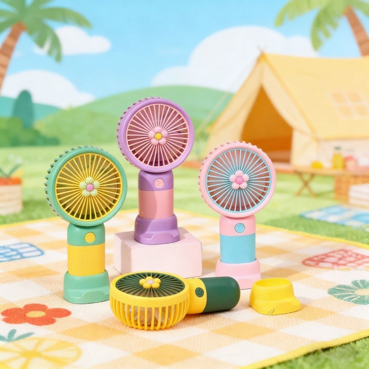 Women Colored Portable Fan Kalsten