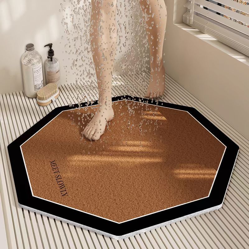 Floral Shaped Bath Mat Kalsten