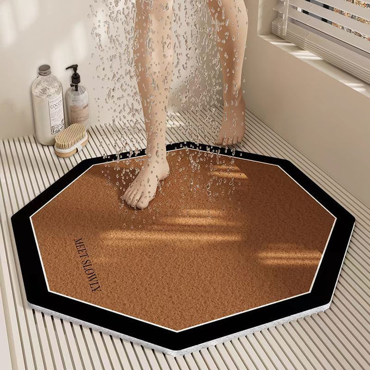 Floral Shaped Bath Mat Kalsten